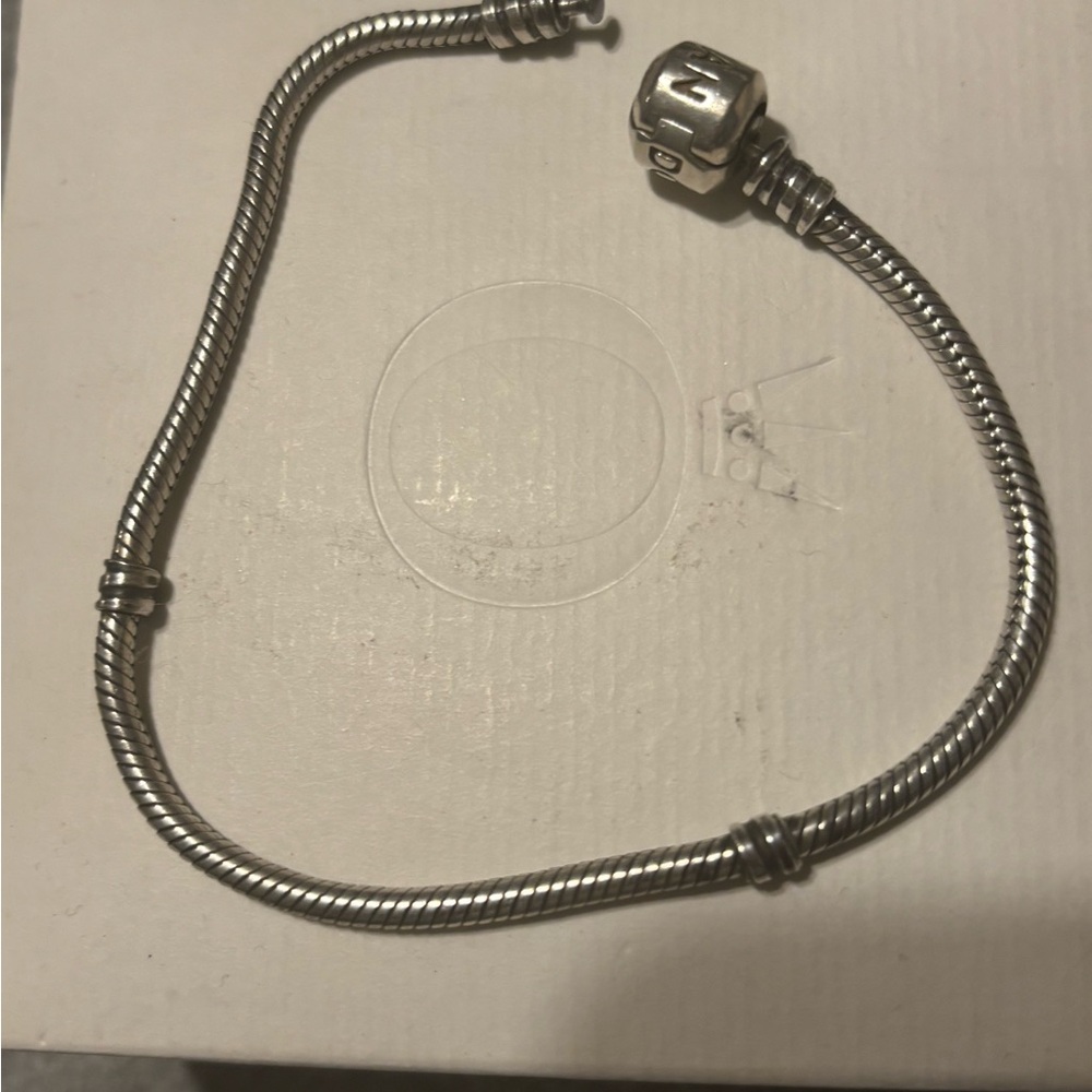 Silver pandora bracelets available in great pre-owned condition 7.5 & 8 lengths